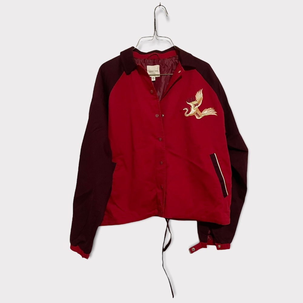 UO Silence+Noise dragon embroidered jacket